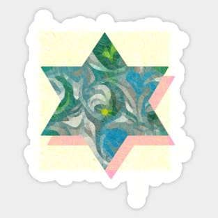 Fractured Star 1 Sticker